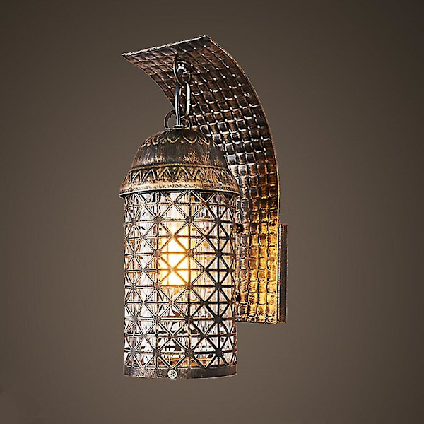 Rustikke Lodge Vægslamper Sconce Metal Lys Vintage E26 E27