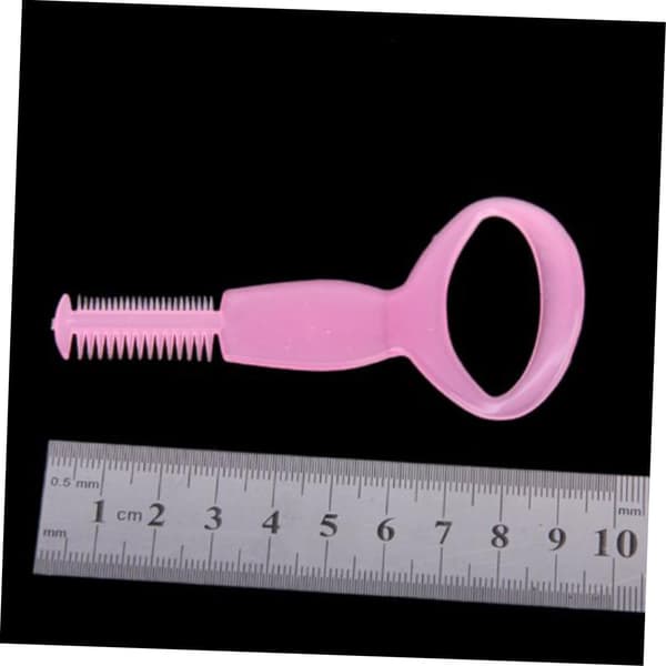 Mascara Guard Tool Øjenvippe Bryn Kam Plast Mascara Applikator Tilfældig Farve