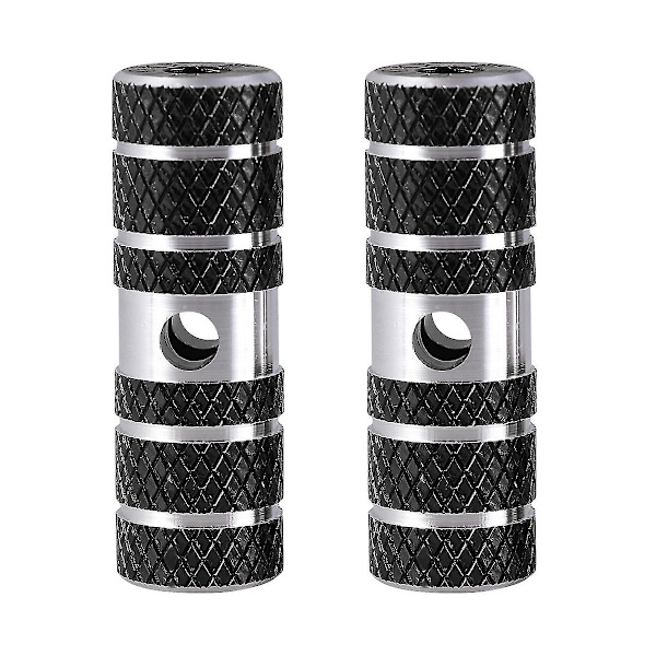 Et par aluminiumslegerings cykelcylinder sædeaksel stunt pigge til mountainbike (sort)