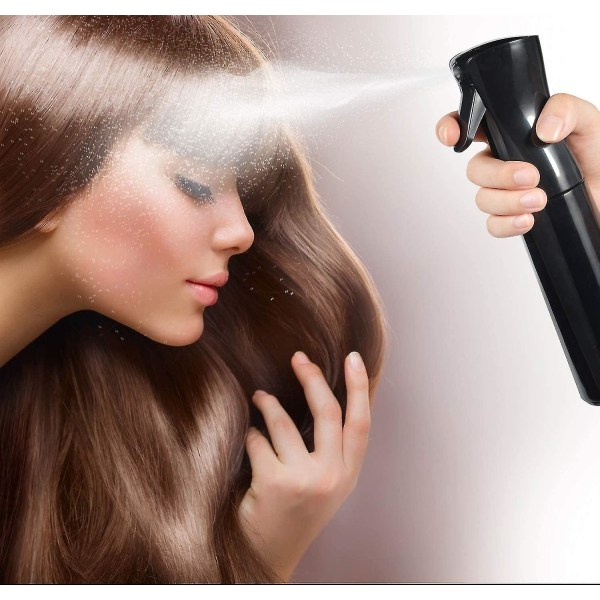 Sprayflaska för hår, Kontinuerlig vattendimma Trigger Sprayer för hårstylingpresent