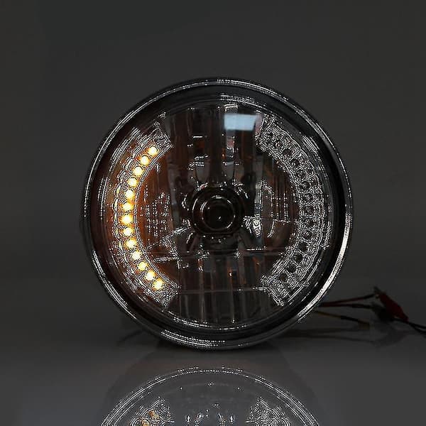 Motorsykkel Modifisert Retro Frontlys 8 Tommer Angel Ring Frontlys
