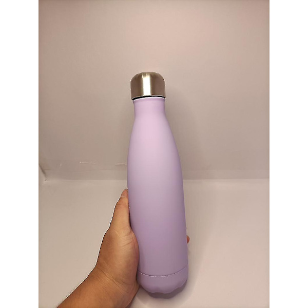 500 ml Termosflaska i Rostfritt Stål med Dubbla Väggar, Violett