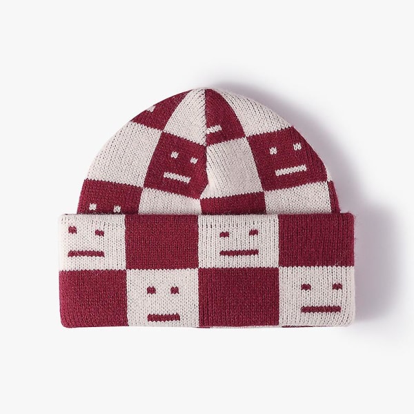 Expressions Jacquard Ullhatt Red