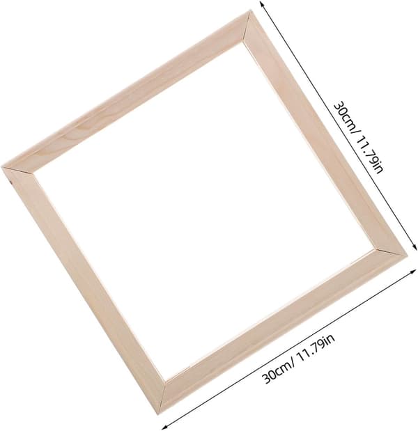 Massiv treramme for DIY-lerret, uferdig tremateriale