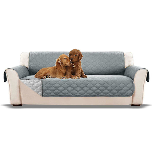 Soffaöverdrag för husdjur, quiltad, tvättbar, halkfri, soffskydd 3 Seater (190x196cm)