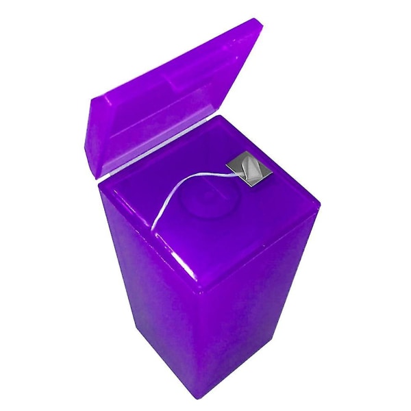 1 stk Floss Box Selvskærende Plast Bærbar Udskiftelig Tandtråd Container Box Case Til Rejse Udendørs Hjem
