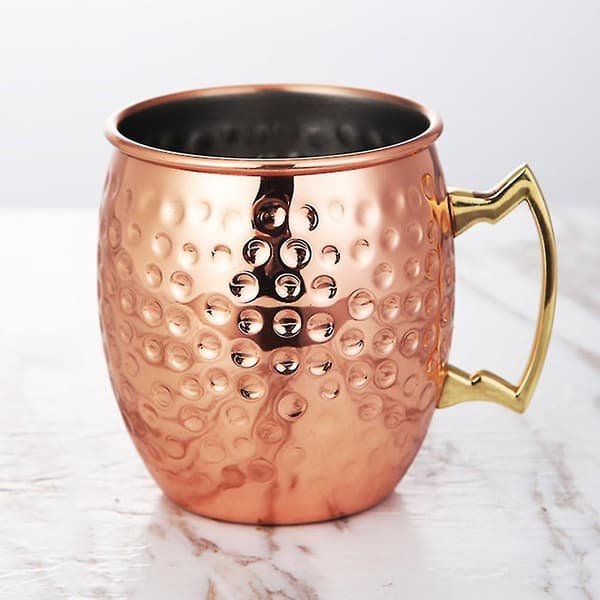 Vinglass i rustfritt stål, metallvinglass, champagne