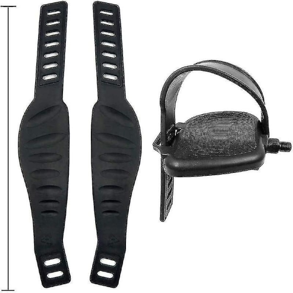 Et par pedalbelter til treningssykkel - høykvalitets og utvidede belter for spinning treningssykkel