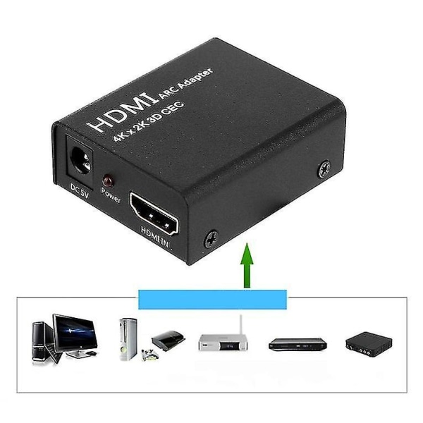 HDMI ARC Adapter Optisk Toslink Audio Converter 4K 997f | Fyndiq