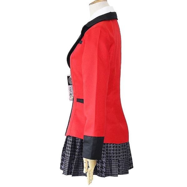 Pakkopeliriippuvainen Kakegurui -asusetti Jabami Yumeko -asusetti naisille 3XL