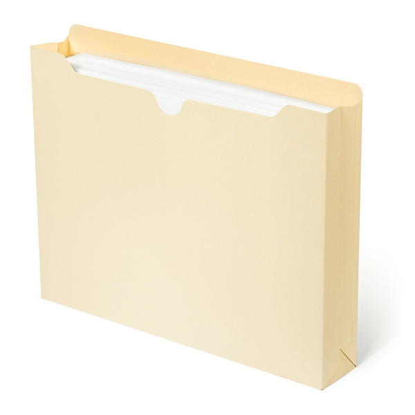 2 Tommers Filmappe, 50 Mapper, Forsterket Rett Klippet Fane, Heavy Duty 2 Tommers Utvidelseslomme, Brev Størrelse, 50 Pakk