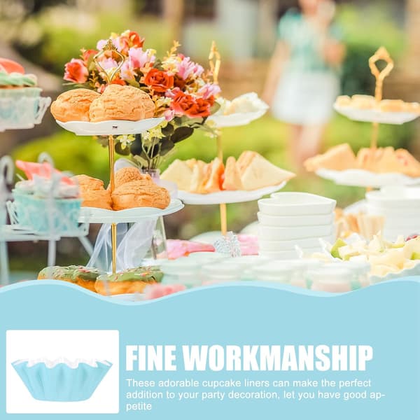 100 stk. Muffinsforme Muffinspapirforme Runde Papirbagekopper