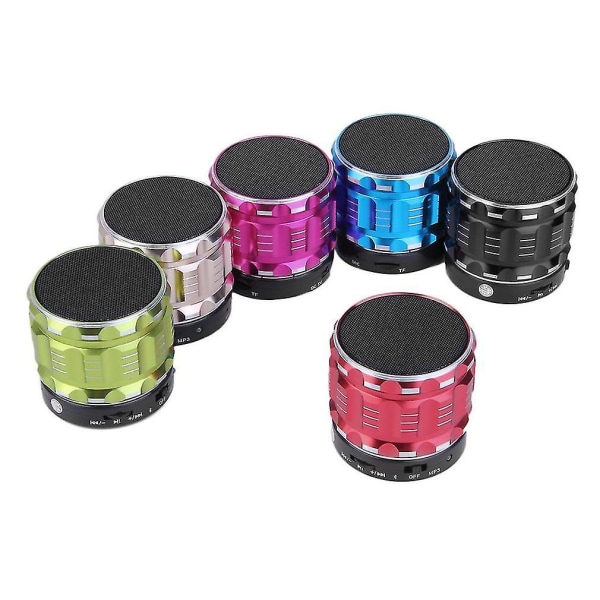Metallinen Mini Kannettava Langaton Bluetooth-kaiutin Mikrofoni TF