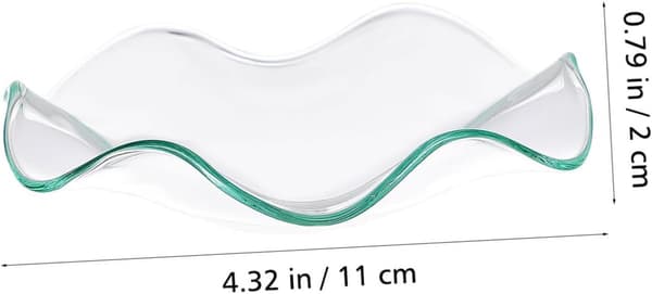 2 stk. robuste glas æterisk oliefad til aromaterapi og røgelseslampe