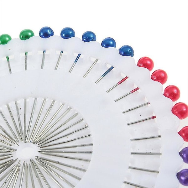 480 stk flerfargede imiterte perlepyntpinner