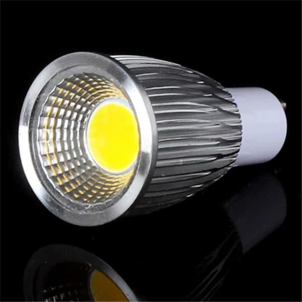 5-pack 5W LED-spotlight GU10 GU5.3 E26 E27 MR16 COB Vit