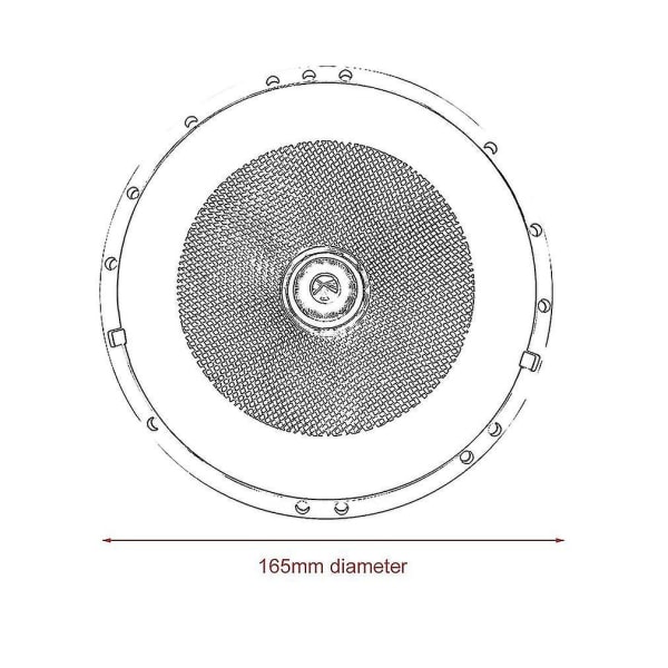 6,5 tuuman auton äänentoistokaiutin 60W 4ohm Hifi-kaiutin