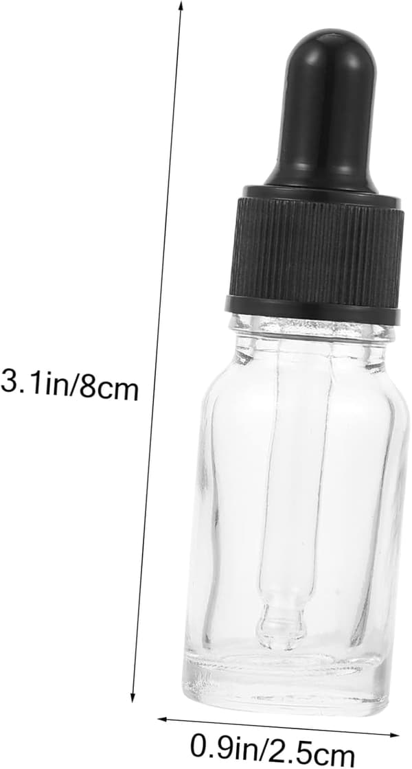 10 st 10 ml eterisk olja glasdroppflaskor påfyllningsbara underförpackningsflaskor