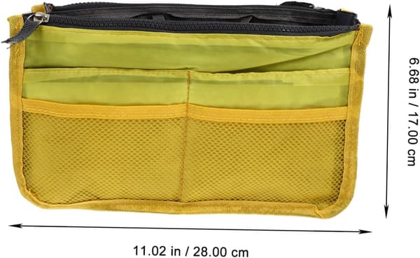 3 st resväska Praktisk sminkförvaringsväska Multifunktionell handväskfoder för resetillbehör Snygg design