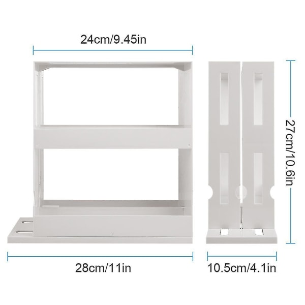 Multifunktionell Roterande Kryddställ Köksskåp Organizer