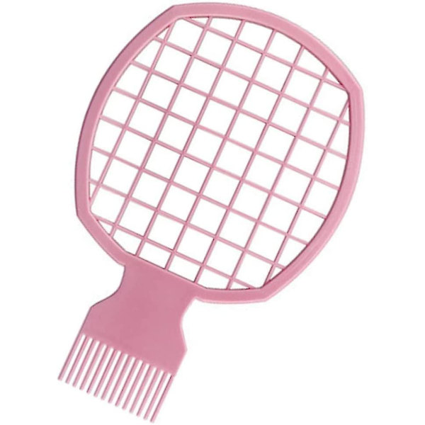 Twist Kam Curl Kam Twist Hår Spoler Børst Hår Styling Værktøj Til Mænd Pink 1stk