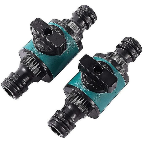 -2 kpl 16 mm puutarhaletkun pikaliitintä 2-suuntaisella hanalla