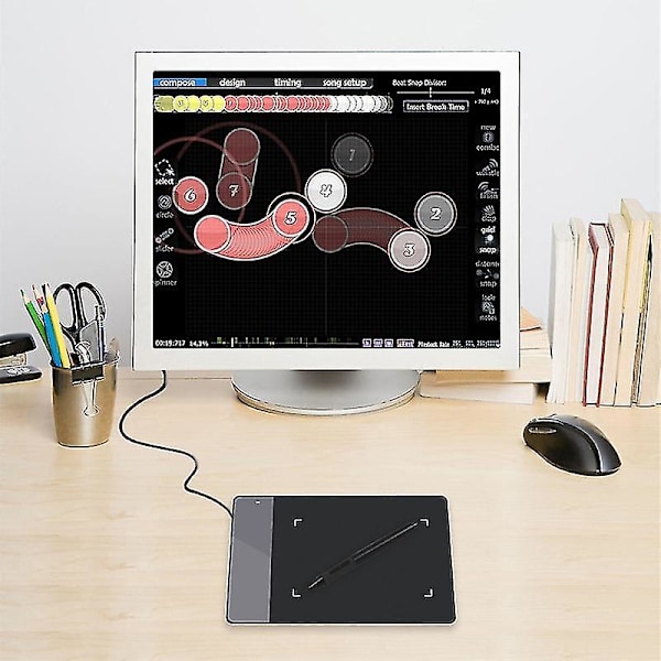 Huion 420 4 Tommer Signaturpenn Grafikktegningstablett