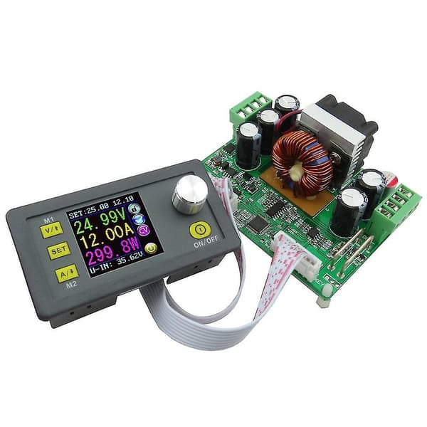 DPS3012 Programmerbar Step-Down Strømforsyning Voltmeter