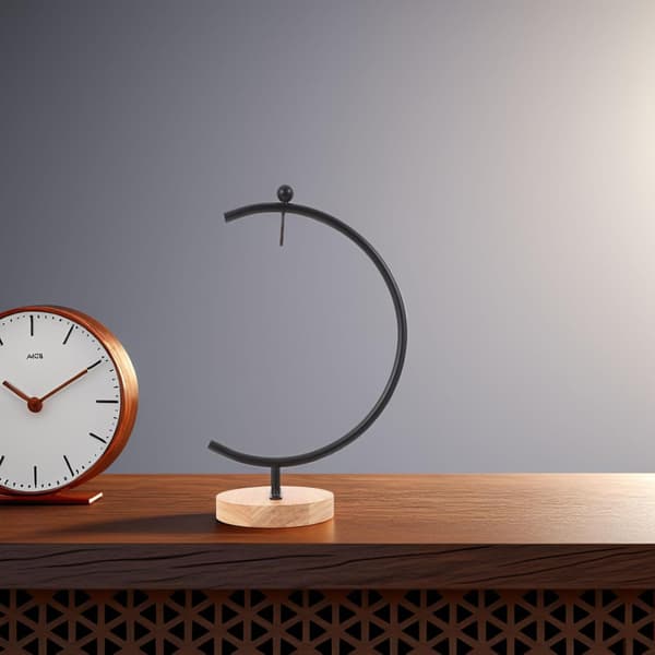 Jernpyntstativ Krokstativ Svart Rustikk Minimalistisk Stil Multifunksjonell Bruk Enkel Installasjon