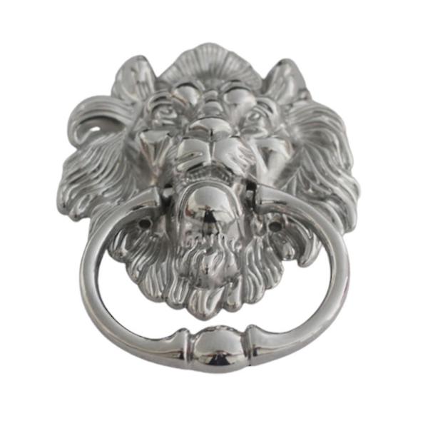 Krom Løvehoved Drop Pull Ring Barstol Spisestuestol Møbel Knocker Håndtag 1 stk