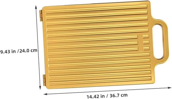 Guld sminkspegel med stativ Handsfree dubbelsidig precisionsreflektion bärbar