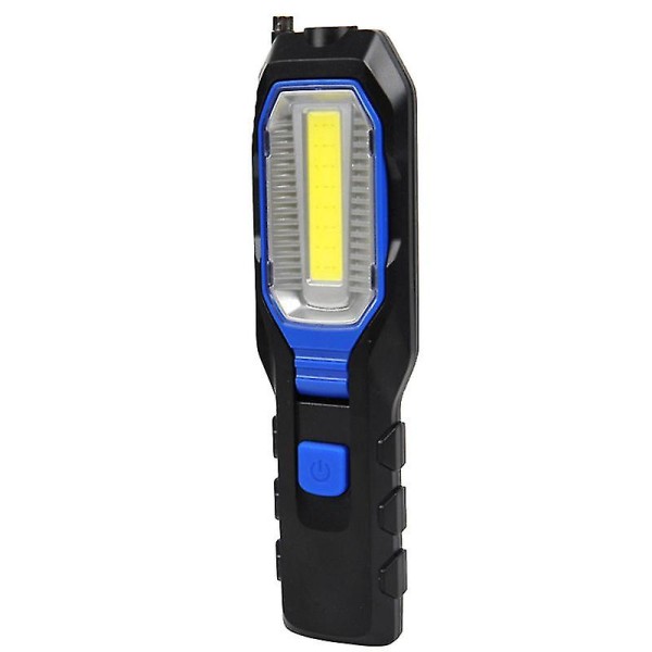 Bärbar arbetslampa Batteridriven Cob Led Arbetslampa Magnetisk Ficklampa Inspektionslampa