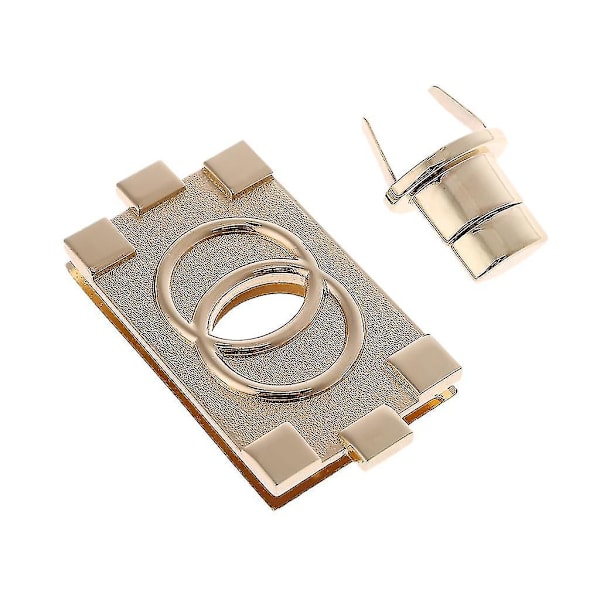 Rektangulær Form Spænde Dreje Lås Twist Låse DIY Læder Håndtaske Taske Hardware Tilbehør