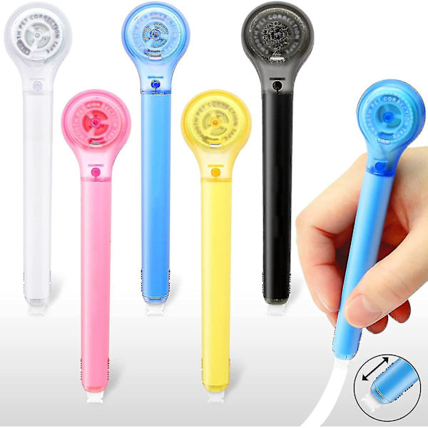 Rettelse Tape Pen, Rettelse Hvidt Udstrygningspen