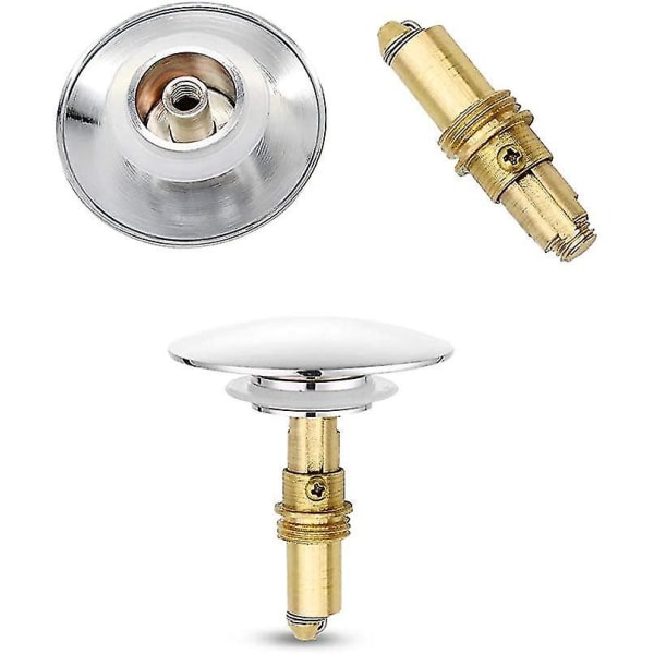 Vask Pop Up Click Clack Prop 52mm Bolte Dræn Stop Sæt