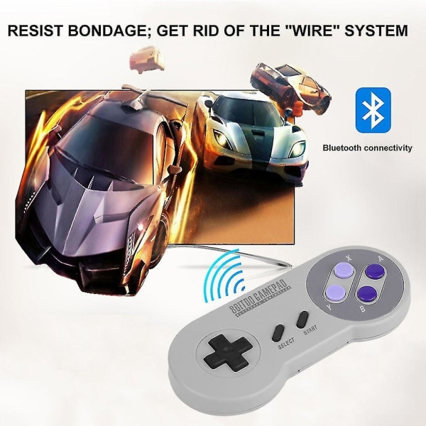 8bitdo Snes30 Trådløs Bluetooth Klassisk Controller
