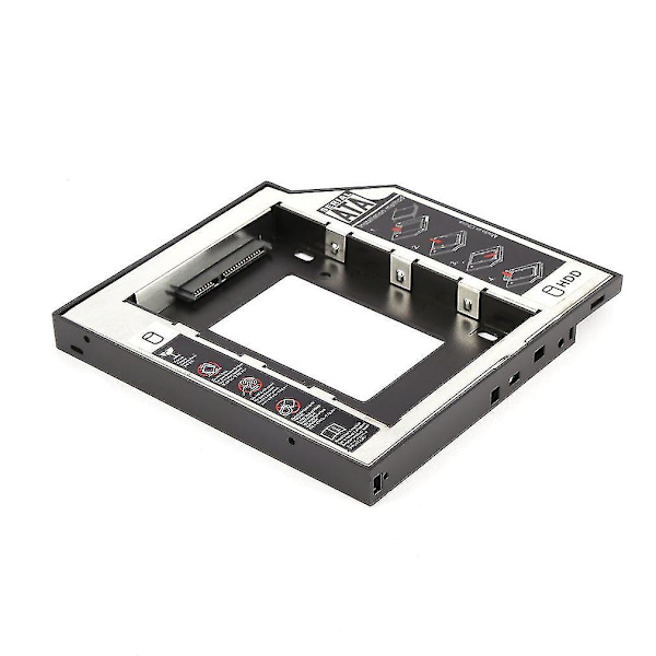 2:a HDD HD Hårddisk Caddy 12,7 mm Universal CD/DVD-ROM