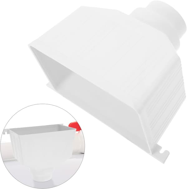 Nedløbsrør Drænforbindelse PVC 110X75Mm Lækagesikker Regnvandsrendeafleder