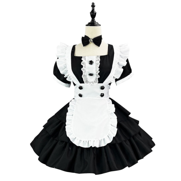 Kvinners Anime Fransk Lolita Fransk Forkle Fancy Kostyme XXL