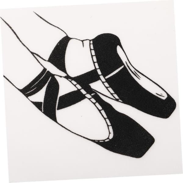 2 stk. balletdansesko-taske med snorelukning, stor stofdansepose