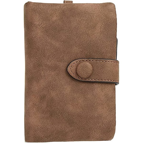 Dame Lommebok Clutch Small Bifold Slim PU Lær Wristlet Håndveske Damer Glidelås Penger Organizer Myntveske Med ID-Kortspor