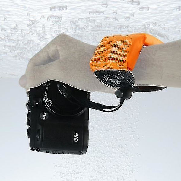 GoPro Sukelluskelluva Rannehihna Kameran Kellukehihna Sukellus Kelluva Rannehihna (1 Kpl, Oranssinen)