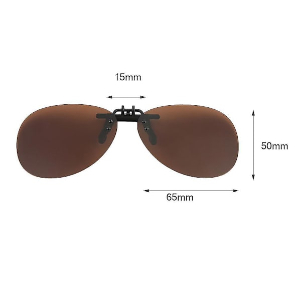 Pilot Polariserande Nattseende Toad Lens Flip Up Clip On