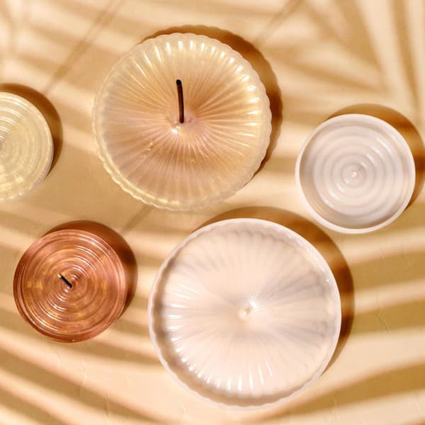 2 stk. non-stick silikonform for røkelsespinneholder DIY aromaterapifatform