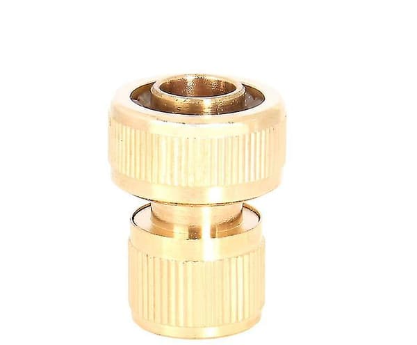 Expanderbara Kopplingar i Mässing för Trädgårdsslang - Tap Adaptrar, Kopplingar, 2-pack, Guld