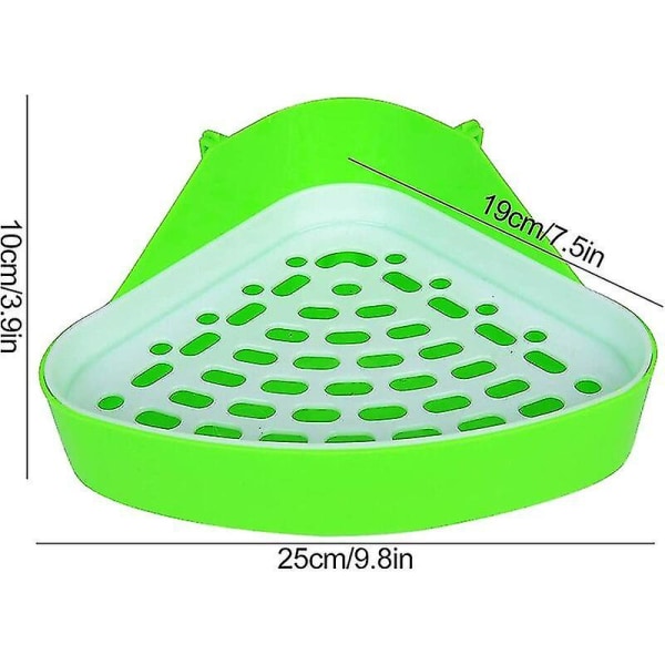 2 stk. Lille Dyretoilette Pottetræning Husdyretoilette Kuldekasse Til Hamstere