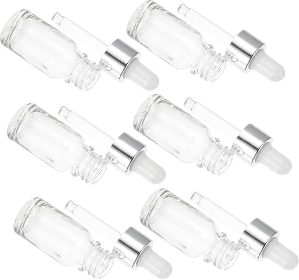 10 st 10 ml eteriska oljeflaskor i glas med pipett, påfyllningsbara förvaringsflaskor