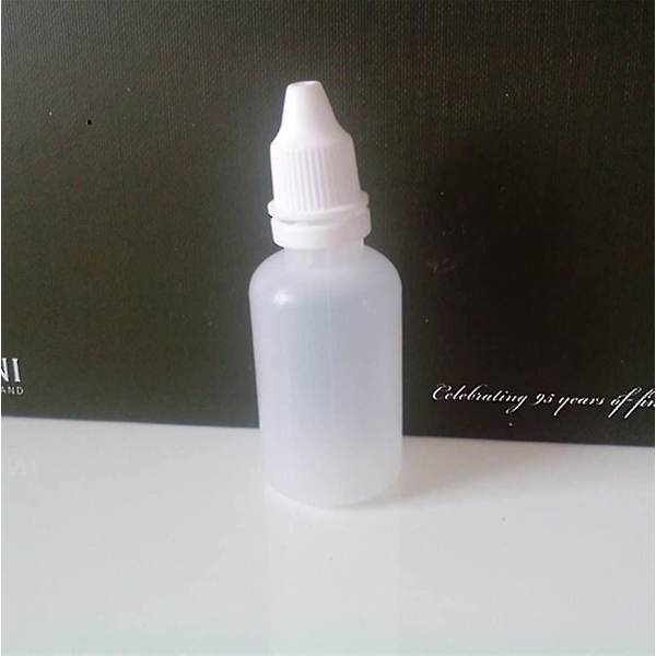 20 kpl 15 ml läpinäkyviä kannettavia tyhjiä silmätippapulloja