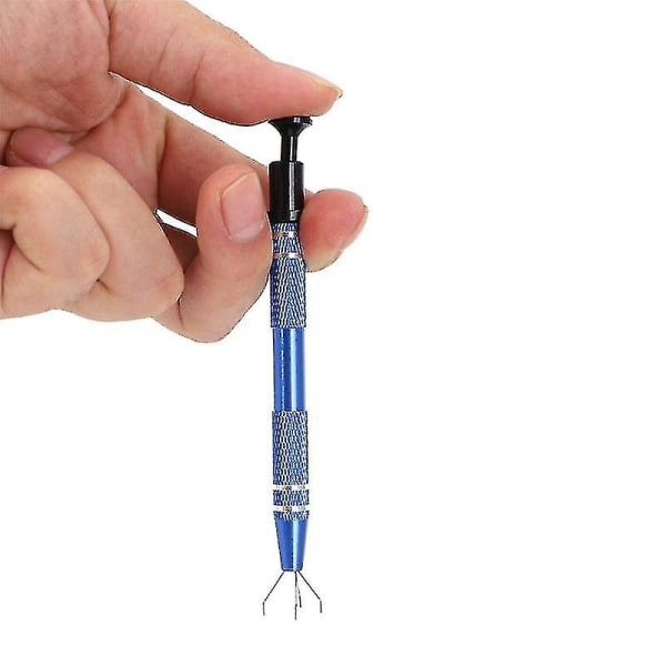 Kompatibel med 8 stk. 4-klo-optagelsesværktøj til små dele Optagelse Metal Grabber Ic