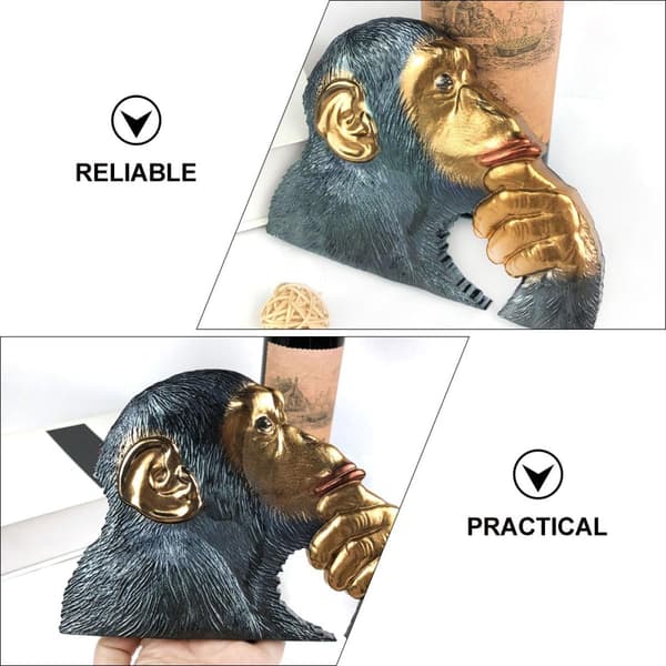 DIY Gorilla Silikonform Non-Stick Epoxihartsform 3D Gorilla Dekor Silikon